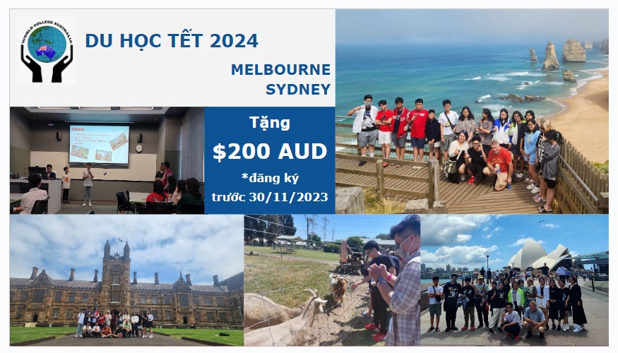 Du học hè Tết 2024 tại Melbourne và Sydney, Úc