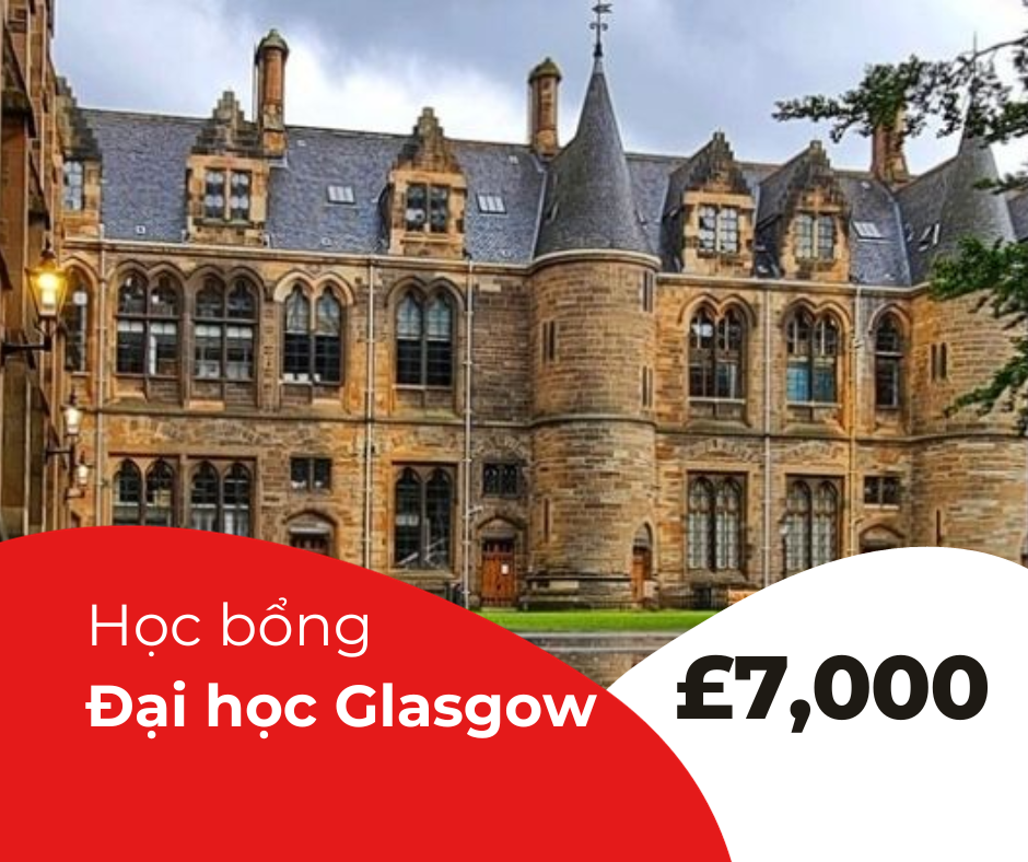 Học bổng £7,000 từ trường Đại học Glasgow, Anh 2024