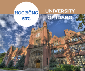 Học bổng 50% từ trường University of Idaho, Mỹ 2024