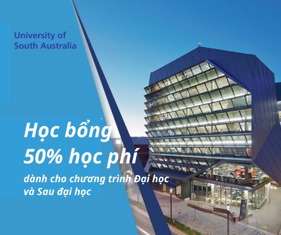 Học bổng 50% học phí trường University of South Australia, Úc 2024