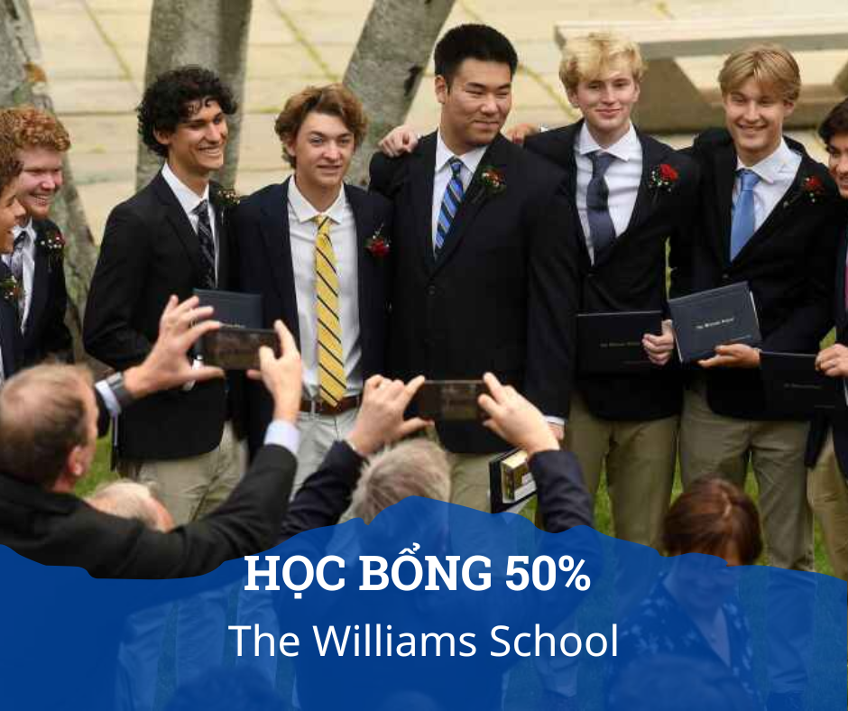 Học bổng 50% trường The Williams School, Mỹ 2024