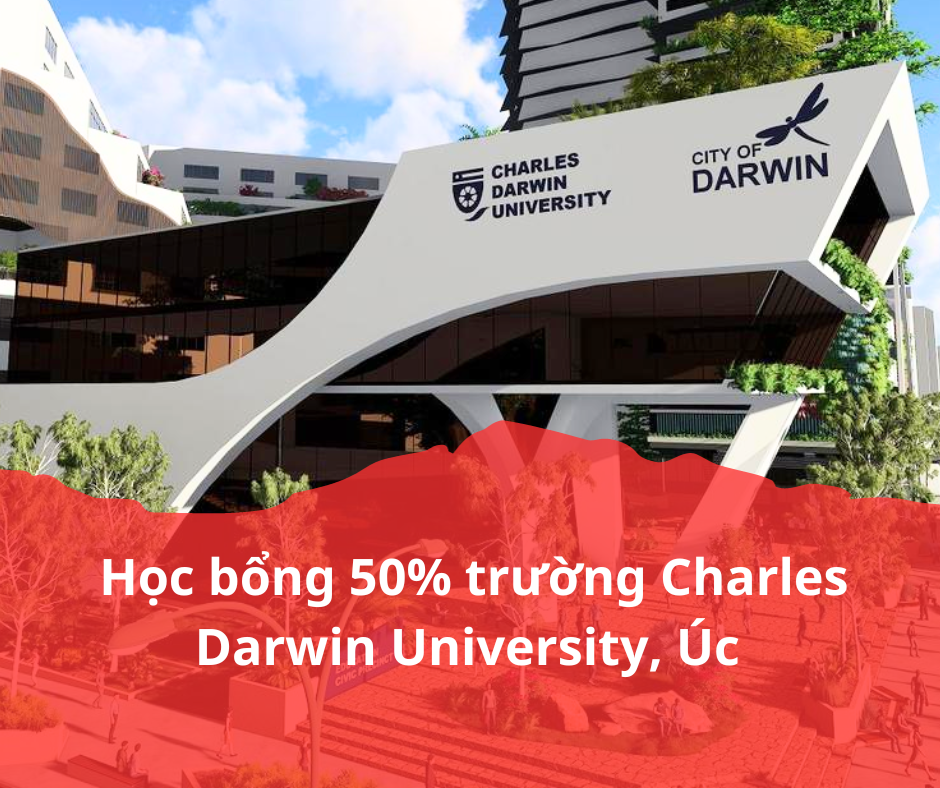 Học bổng lên đến 50% trường Charles Darwin University, Úc 2024