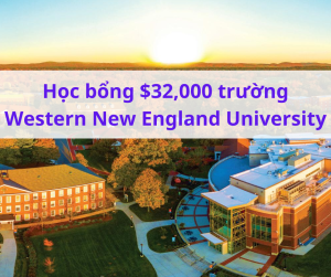 Học bổng $32,000 trường Western New England University, Mỹ 2024