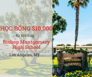 Học bổng $10,000 trường Bishop Montgomery High School, Mỹ 2024