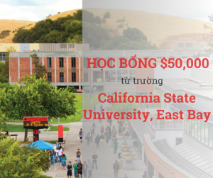 Học bổng $50,000 trường California State University, East Bay - Mỹ 2024