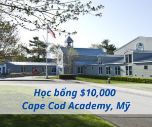 Học bổng $10,000 trường Cape Cod Academy, Mỹ