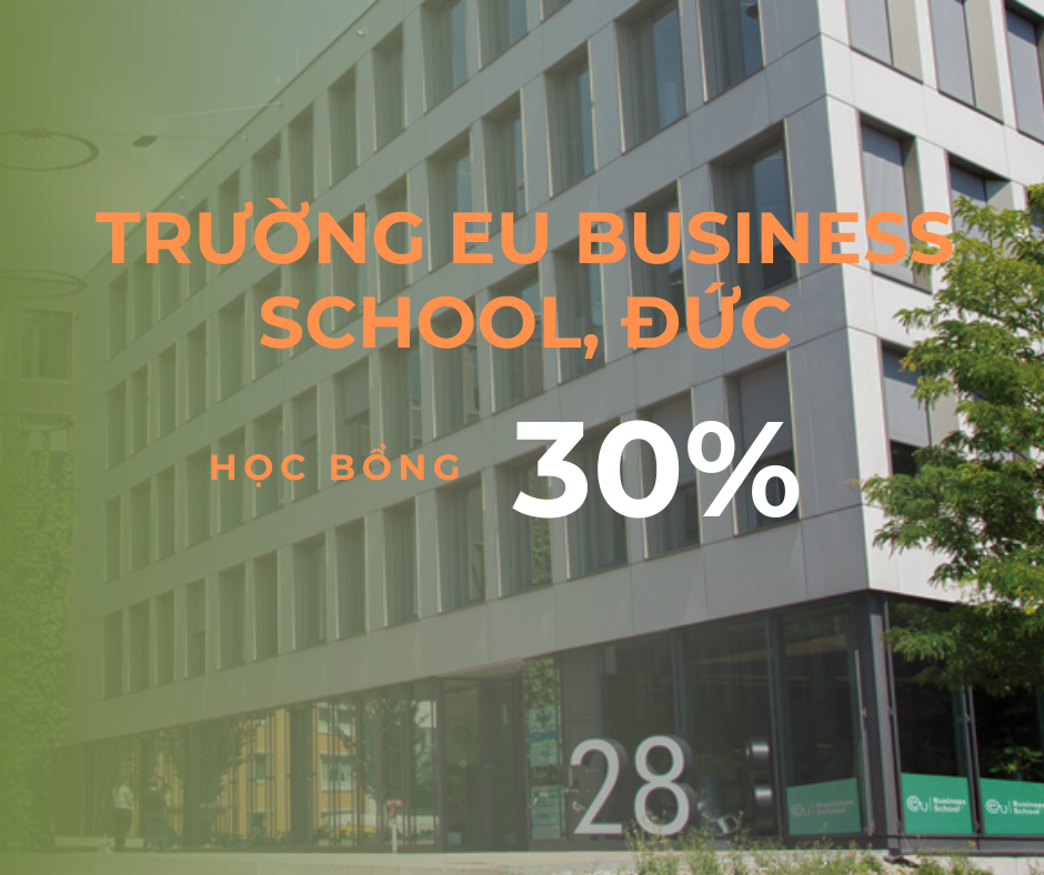 Học bổng 30% trường EU Business School, Đức 2024