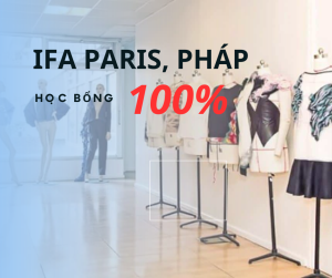 Học bổng 100% ngành thiết kế thời trang tại IFA Paris, Pháp 2024