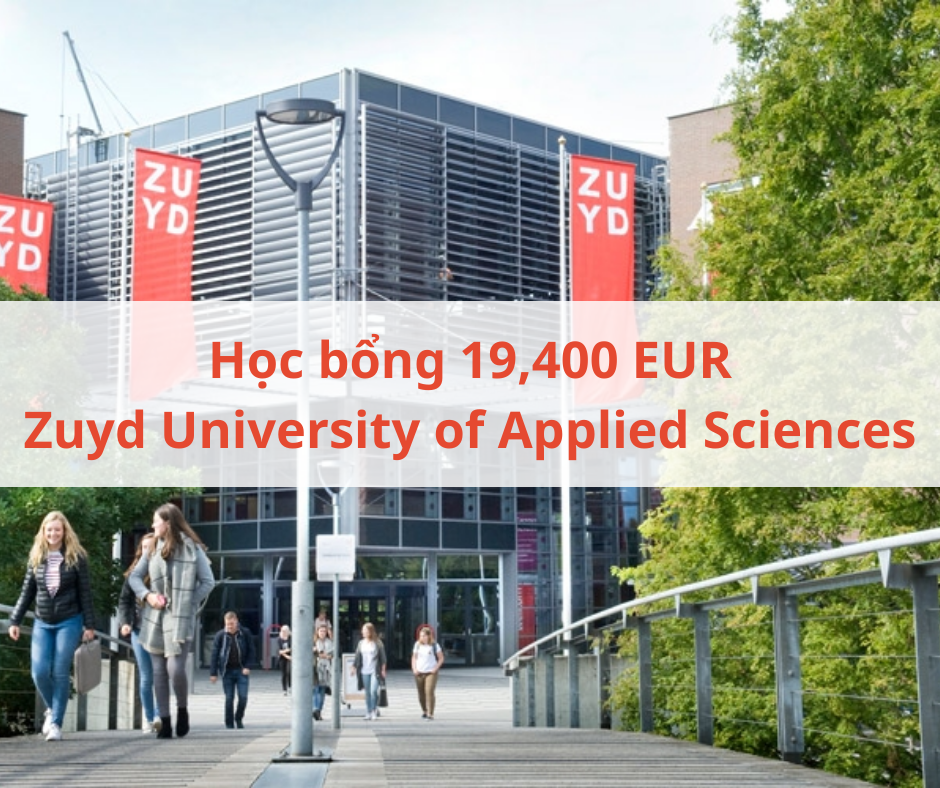 Học bổng hơn 19,000 EUR trường Zuyd University of Applied Sciences, Hà Lan 2024