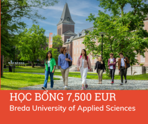 Học bổng 7,500 EUR trường Breda University of Applied Sciences, Hà Lan 2024