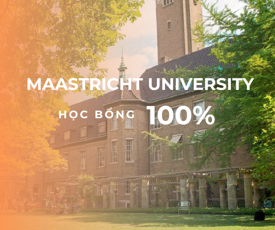 Học bổng 100% trường Maastricht University, Hà Lan 2024