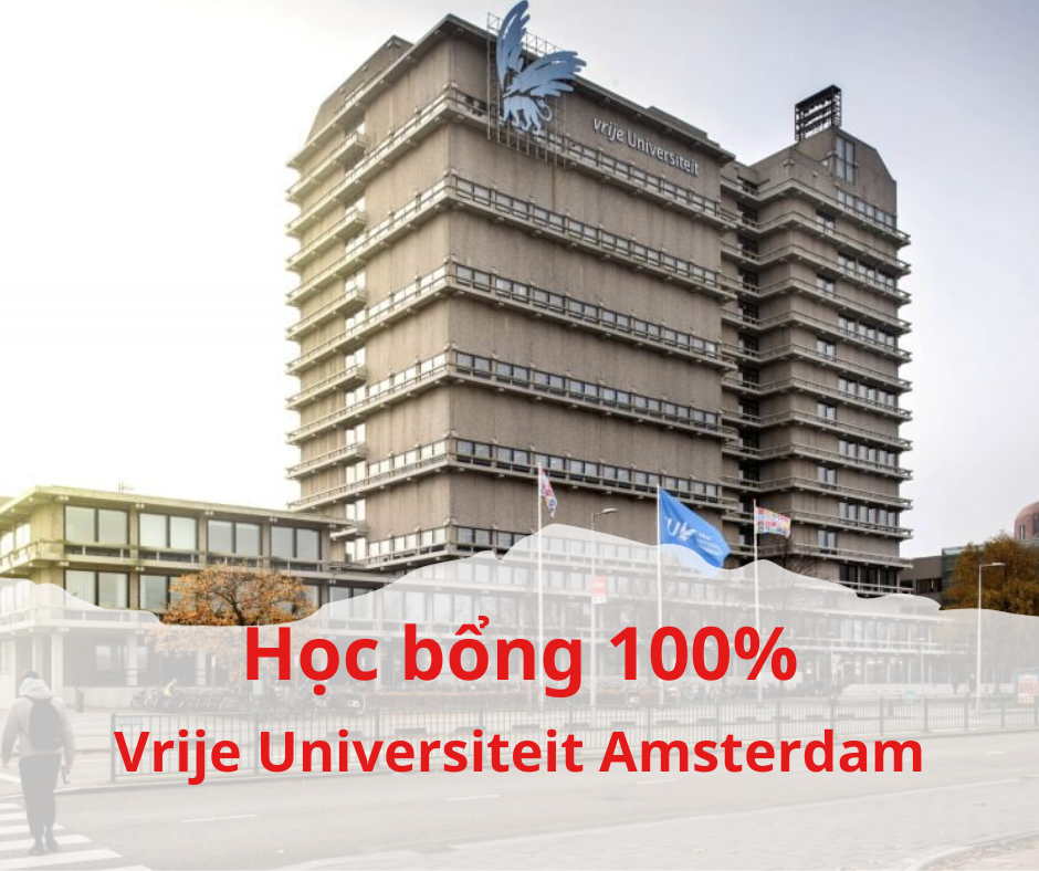 Học bổng 100% trường Vrije Universiteit Amsterdam, Hà Lan 2024
