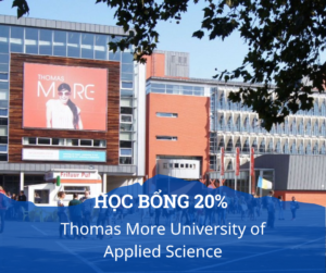 Học bổng 20% trường Thomas More University of Applied Science, Bỉ 2024