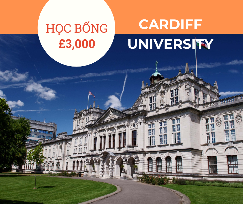 Học bổng £3,000 trường Cardiff University, Anh 2024
