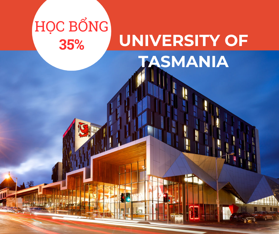 Học bổng 35% trường University of Tasmania, Tasmania - Úc 2025