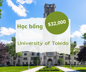Học bổng $32,000 trường University of Toledo, Ohio -Mỹ 2025