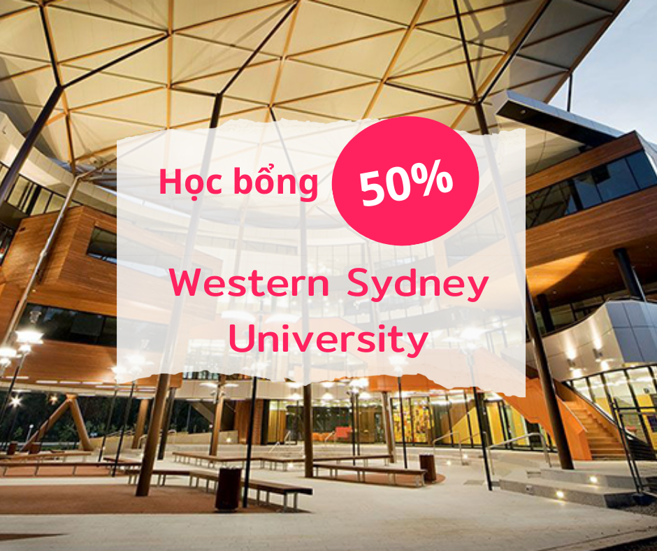 Học bổng 50% trường Western Sydney University, Úc 2024