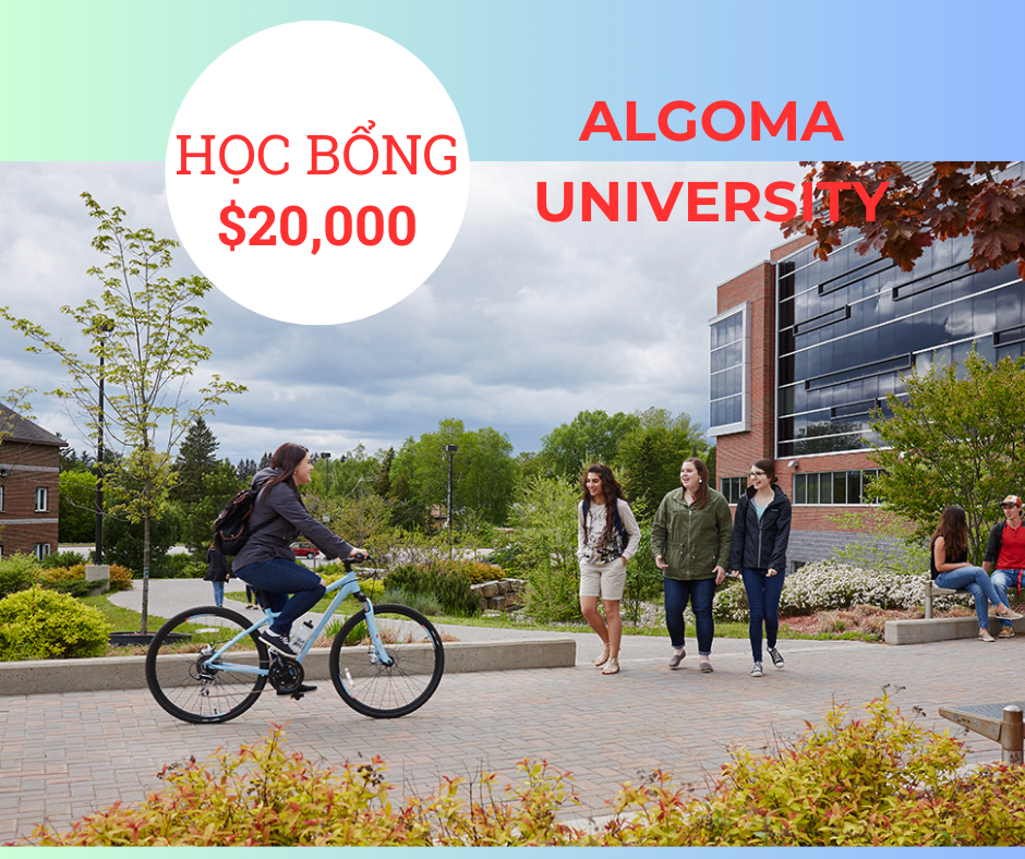 Cơ hội học bổng lên đến $20,000 từ trường Algoma University, Canada cho kỳ nhập học 2024.