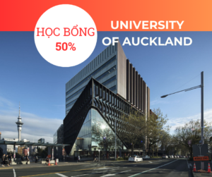 Học bổng Thạc sĩ 50% các nhóm ngành Businesss tại University of Auckland, New Zealand