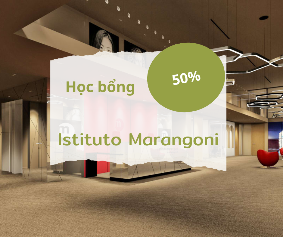 Học bổng 50% học viện Istituto Marangoni, Ý 2024