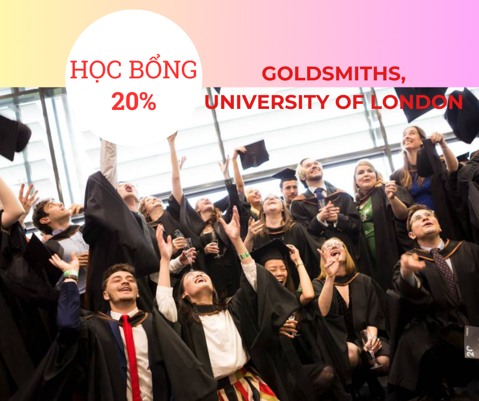 Học bổng 20% trường Goldsmiths, University of London, Anh 2024