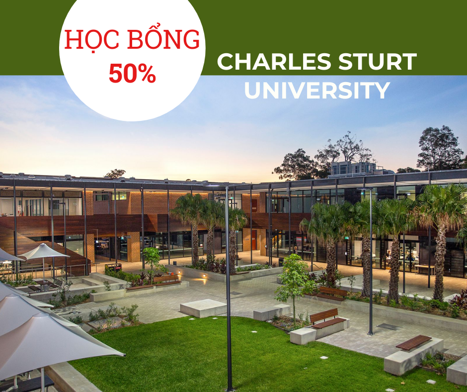 Học bổng 50% trường Charles Sturt University, Úc 2025