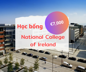 Học bổng €7,000 trường National College of Ireland, Ireland 2025