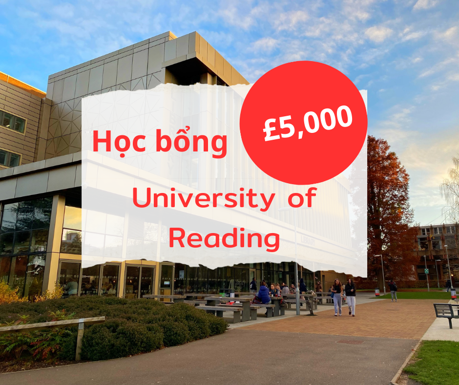 Học bổng GBP5,000 từ trường University of Reading - Anh 2025