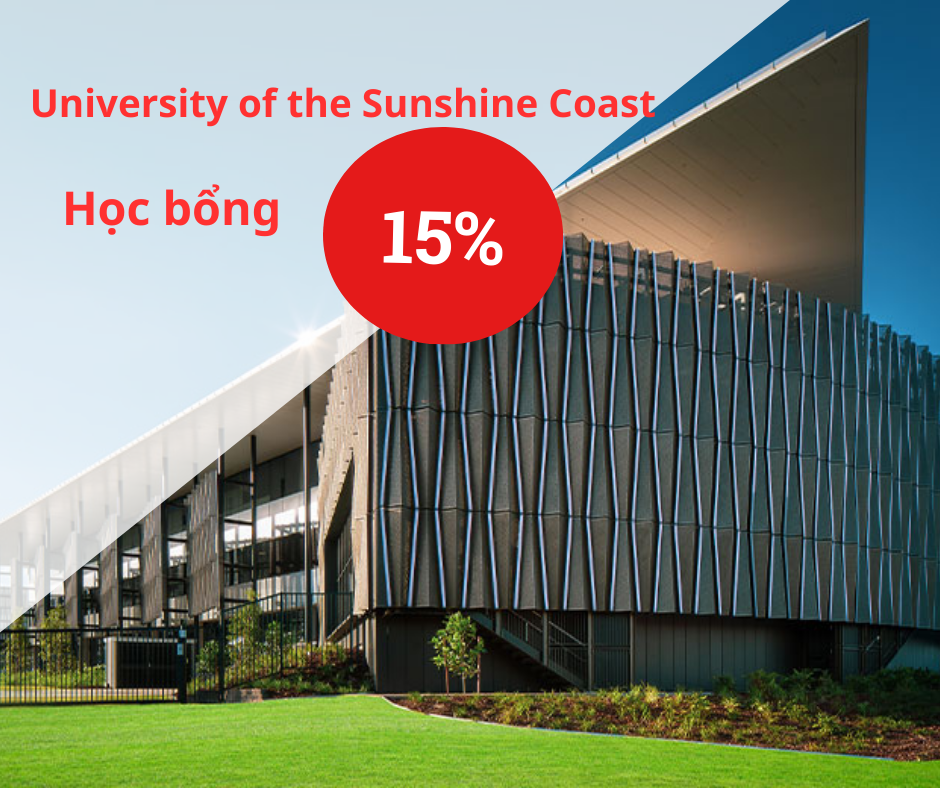 Học bổng 15% trường University of the Sunshine Coast, Úc