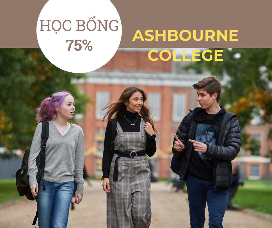 Học bổng A Level 75% tại Ashbourne College - Anh 2025