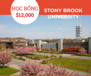Học bổng $12,000 trường Stony Brook University, New York - Mỹ 2025