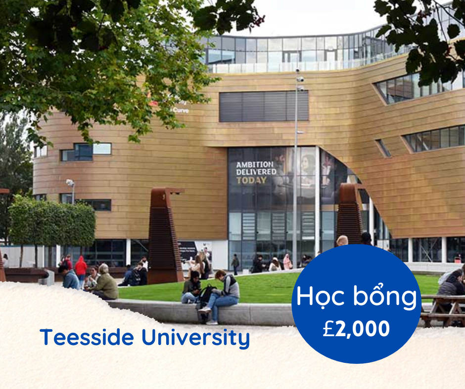Trường Teesside University, Anh 2025