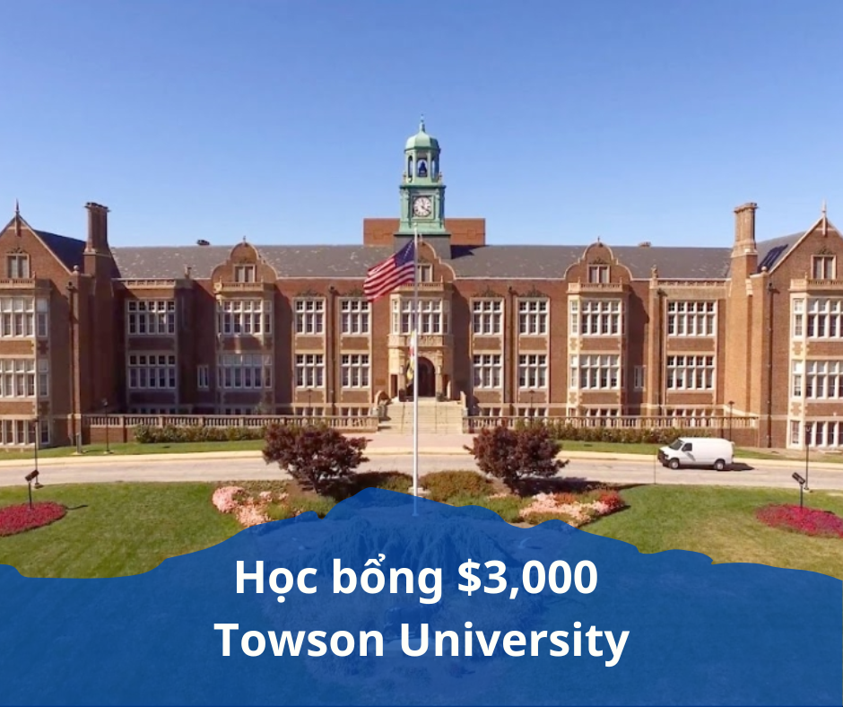 Trường Towson University, Maryland - Mỹ 2025