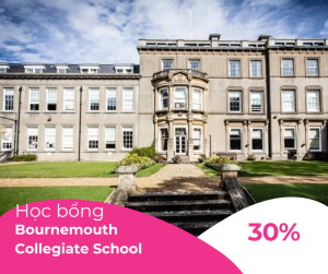 Học bổng 30% trường Bournemouth Collegiate School, Anh 2025