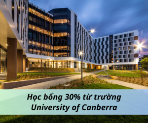 Học bổng 30% trường University of Canberra, Úc 2025