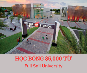 Học bổng $5,000 trường Full Sail University, Florida - Mỹ 2025